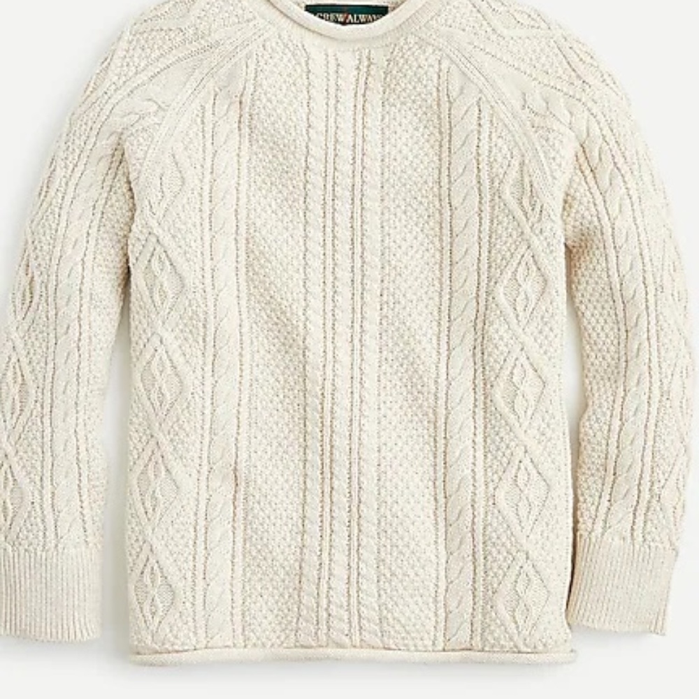 CABLE-KNIT ROLLNECK SWEATER - Picture 3 of 9